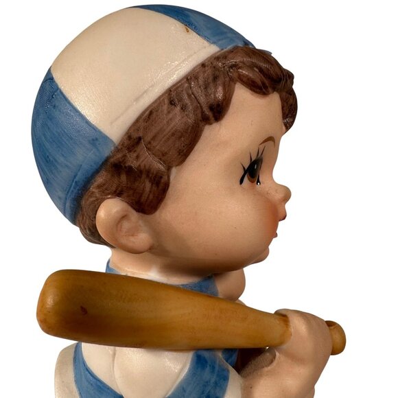 Aladdin Giftware, L.A. Calif. Vintage Ceramic Baseball Boy Night Light Lamp Rare - Picture 7 of 16
